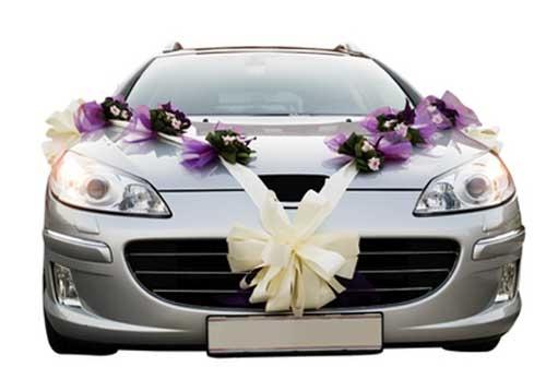 Bir düğün için araba dekorasyonu - nasıl seçilir?