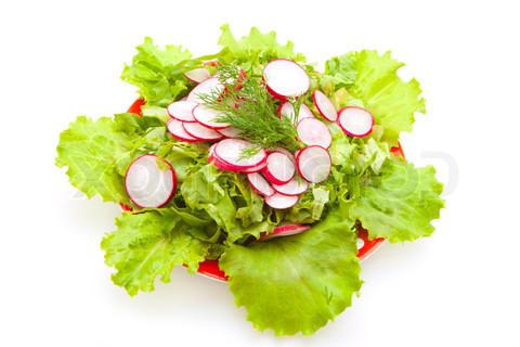Diyet besin olarak düşük kalorili salatalar